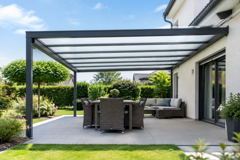 Stegplatten in Klar, Opal, Bronze oder Anthrazit: Welche Farbe passt zu Ihrem Terrassendach?