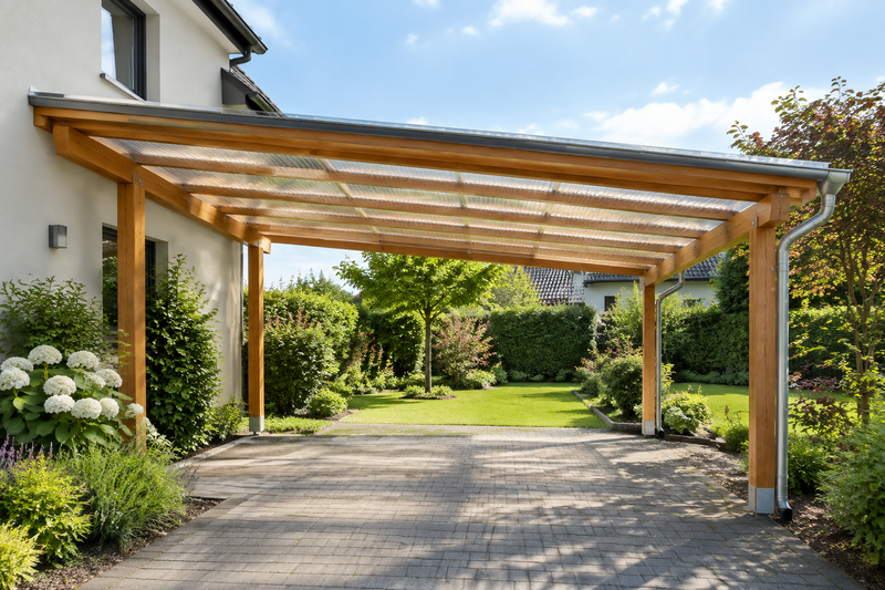 Wellplatten-Dach planen: Dachneigung, Profil und Farbe für Carport, Gartenhaus und Terrasse