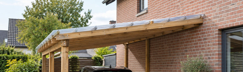 Wellplatten oder Stegplatten? Der Vergleich für Carport, Terrasse und Gartenhaus