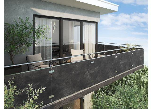 Aluverbundplatte Balkon 6mm Schiefer