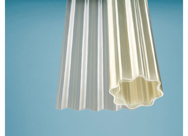 Polyesterwellbahnen aus GfK 76/18