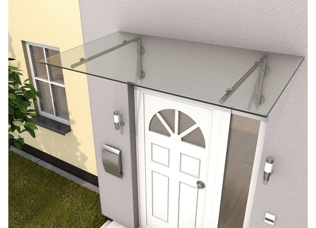 Edelstahlvordach Lissabon