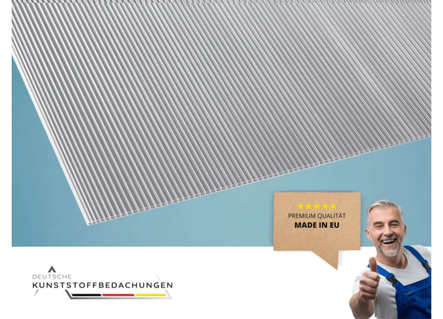 Hohlkammerplatte-Polycarbonat-klar-4.5mm