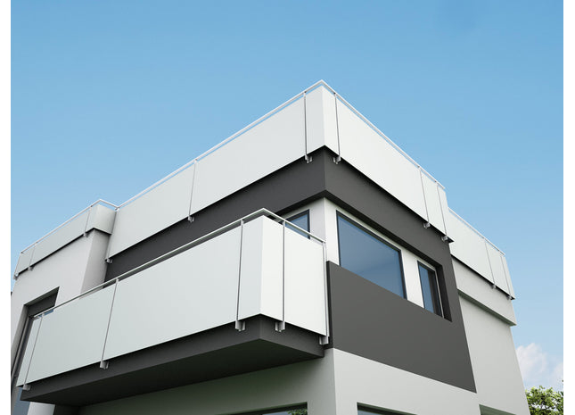 Balkon HPL-Platte 6mm hellgrau 3050mm x 1300mm