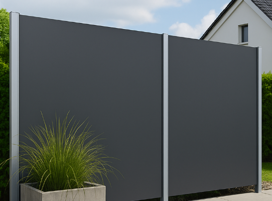 HPL-Platten RAL 7016: Anthrazit-Sichtschutz für Balkon und Terrasse