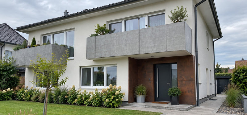 Aluverbundplatten in Beton-, Stein- oder Holzoptik: Welches Dekor passt wohin?