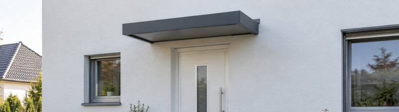 Vordach an gedämmter Fassade (WDVS) befestigen: So hält es sicher