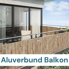 Aluverbundplatten Balkon