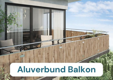 Aluverbundplatten Balkon