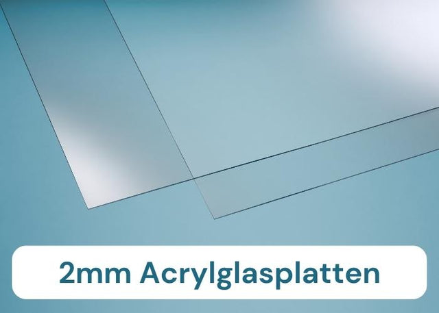 Acrylglasplatten klar 2mm