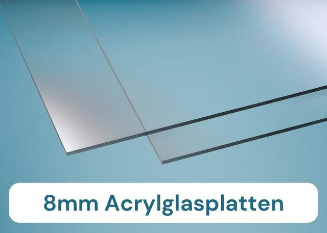 Acrylglasplatten klar 8mm