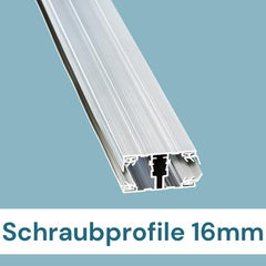 Hohlkammerplatten Schraubprofile 16mm