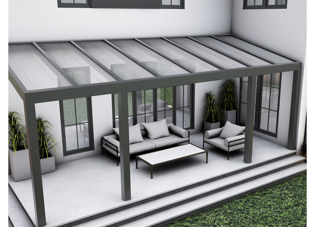 Stegplatte aus Polycarbonat 16mm X-Struktur klar