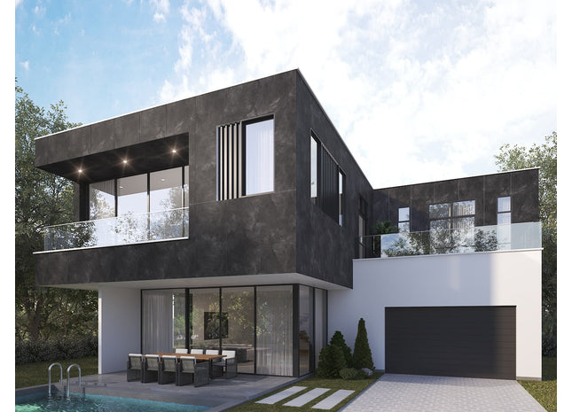 Aluverbundplatte Fassade 6mm Schiefer 3050mm x 1500mm