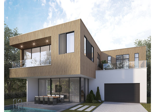 Aluverbundplatte Fassade 6mm Schwarzwald Eiche 3050mm x 1500mm