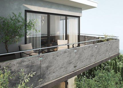 Aluverbundplatte Balkon 6mm Beton Metallic