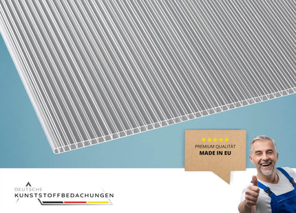 Hohlkammerplatte-Polycarbonat-klar-10mm