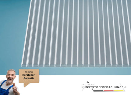 Hohlkammerplatte-Polycarbonat-klar-16mm