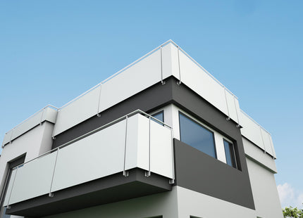 Balkon HPL-Platte 6mm hellgrau 3050mm x 1300mm