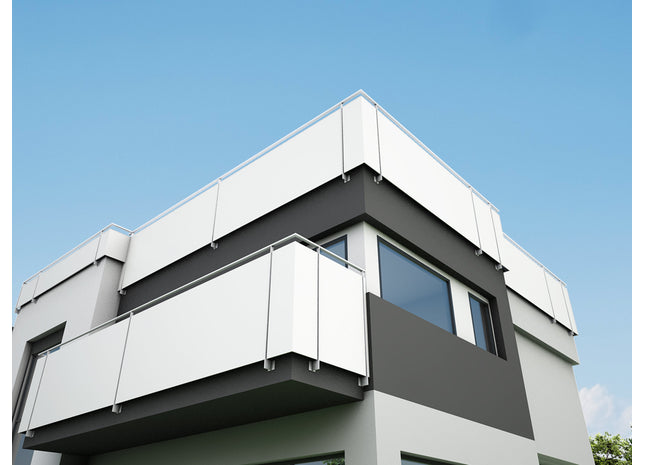 Balkon HPL-Platte 6mm weiß 3050mm x 1300mm